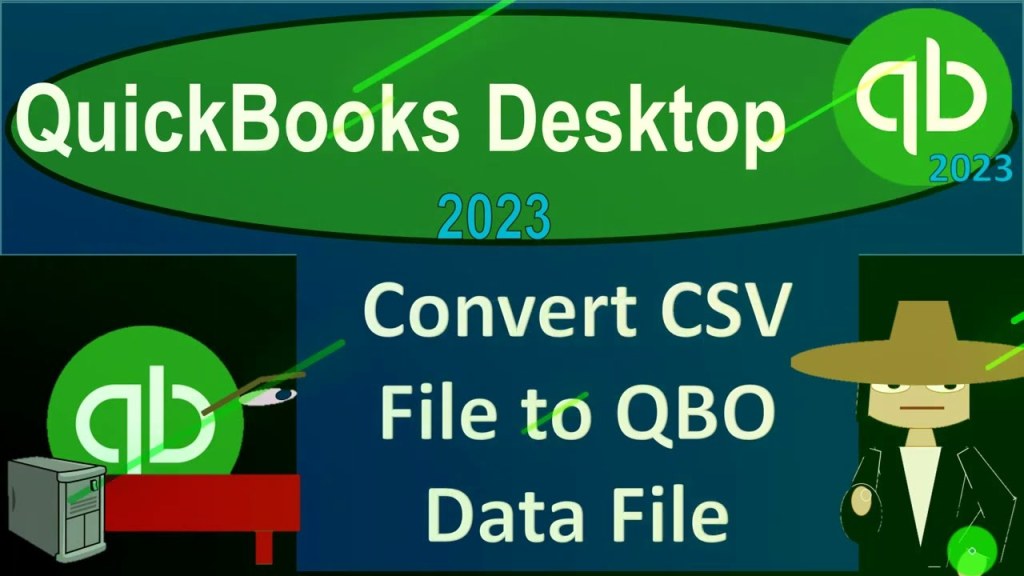 Picture of: Convert CSV File to QBO Data File