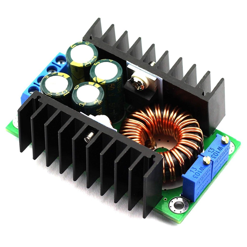 Picture of: ICQUANZX DC DC A w Step Down Buck Converter Constant Current Converter  V to V Adjustable Regulator Module V-V to